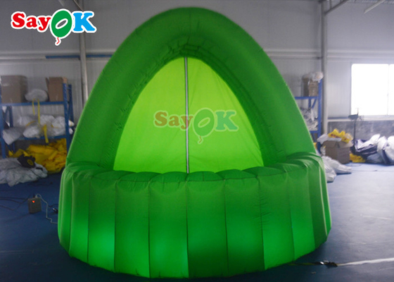 LED Lighting Inflatable Air Tent With Blower For Beer Drink Shop Party