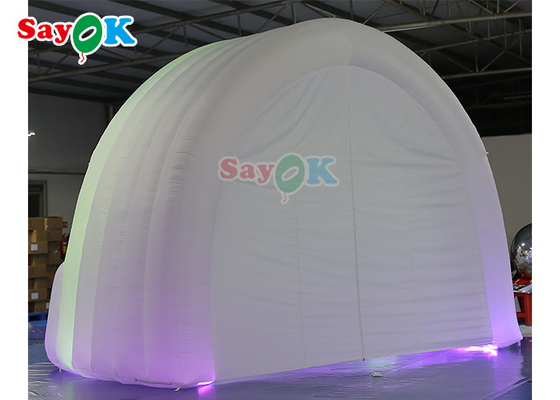Oxford Cloth Inflatable Bar Tent 3.5x3.5x3m Customized Logo