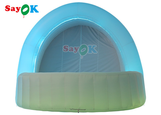 Oxford Cloth Inflatable Bar Tent 3.5x3.5x3m Customized Logo