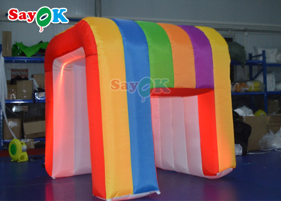 Inflatable Led Light 360 Photo Booth Enclosure Backdrop For Advertising