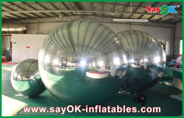 Big Inflatable Ball PVC Mirror Ball Customized Size For Event Decoration