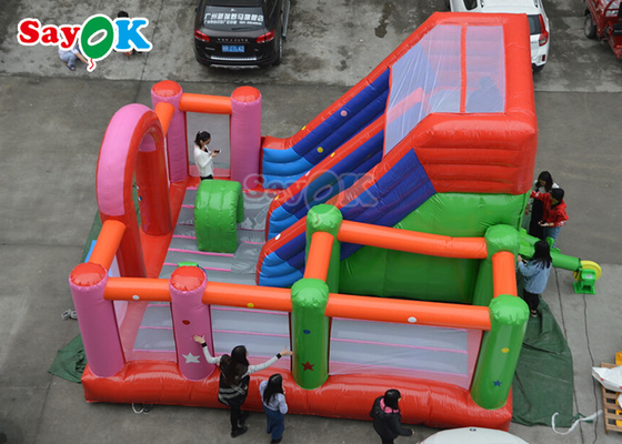 Outdoor Commercial Inflatable Bounce House Adult Kids Party Bouncer Combo With Water Slide