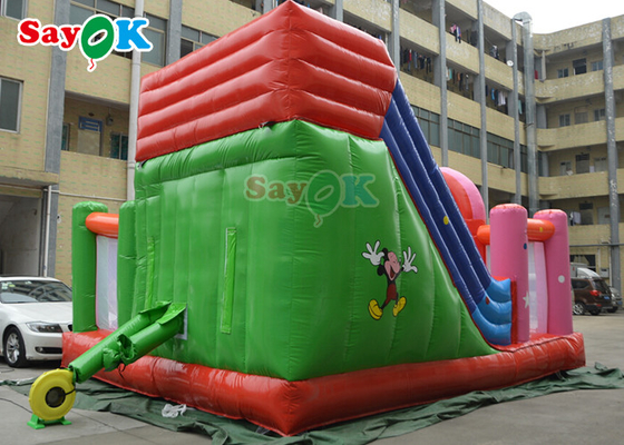 Fire Retardant Tarpaulin Inflatable Jumping Bounce House Bounce Castle For Playing Centers