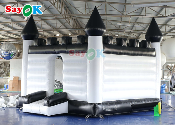 Tarpaulin White Castle Jumper Wedding Inflable Bounce Jumping For Party Rental