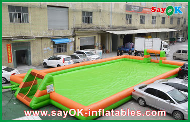 Inflatable Football Pitch 0.55 PVC Inflatable Sports Games Portable Football Field / Football Pitch