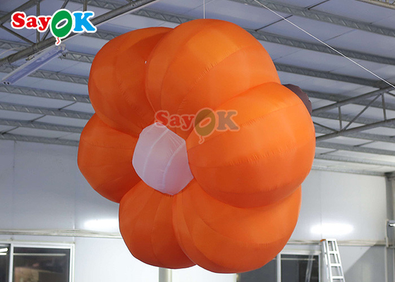 2m Oxford Fabric Custom Inflatable Flowers With LED Light