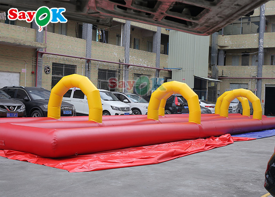 Outdoor Inflatable Slide Attractive Entertainment 20m Giant Inflatable Water Slide For Amusement Park