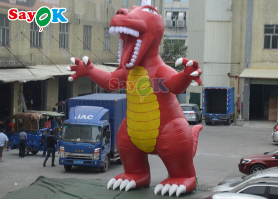 PVC Tarpaulin Giant Inflatable Raptor Dinosaur Air Balloon Dinosaur