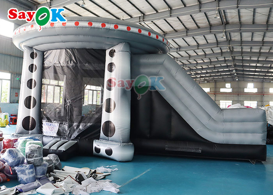 Kids Jumping Outdoor UFO Inflatable Bounce House Moonwalk Jumper Moon Bounce