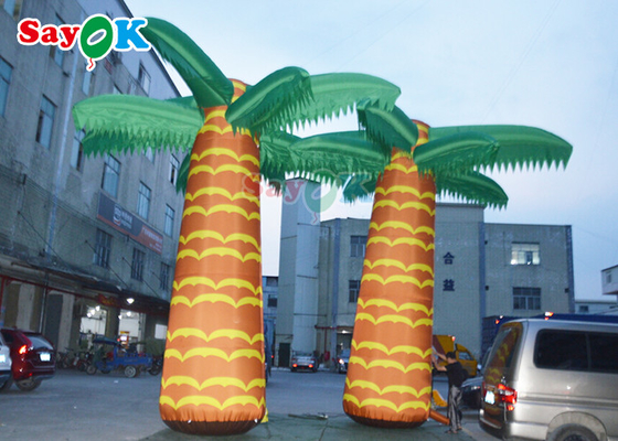 190t Oxford Cloth Inflatable Stage Decoration Artificial Airblowing Coconut Palm Tree