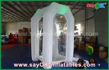 2 Blowers 1.5mL X 2mW X 2.5mL White Inflatable Money Booth For Promotion
