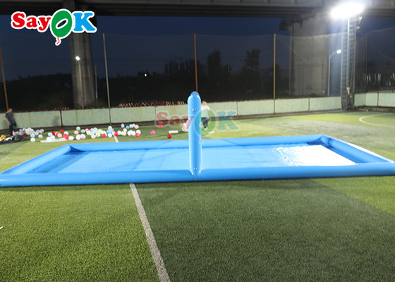 Water Park Games Large Pool Inflatable Volleyball Field Inflatable Water Tennis Court For Sport Games