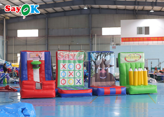 4 In1 Kids Adults Interactive Fun Inflatable Carnival Games For Group Team Building