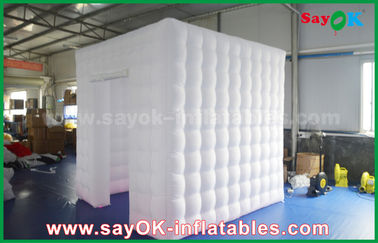 Inflatable Photo Studio Picture Painting Inflatable Photo Booth Tent 2.5m Full White Oxford Inflatable Cube