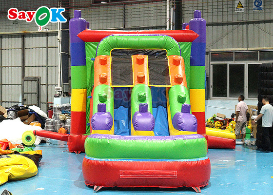 Commercial Inflatable Water Bounce Giant Funny Backyard Bounce House Slide