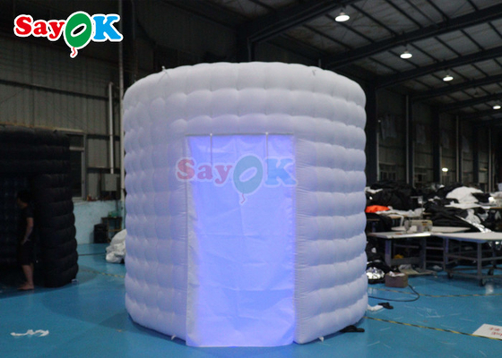ROHS Inflatable White Photo Booth Wall Selfie Backdrop Photo Booth Enclosure