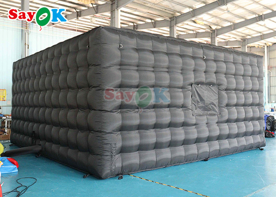 Airproof Inflatable Night Club Cube Wedding Mobile Party Tent 6x6x3mH
