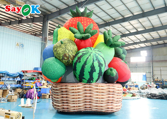 5m High Inflatable Fruit Vegetable Tree Orchard Plant Balloon For Stage Garden Park Decoration