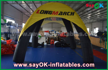Go Outdoors Air Tent Logo Printed 4 Legs Inflatable Air Tent Spider Dome Tent With PVC Material