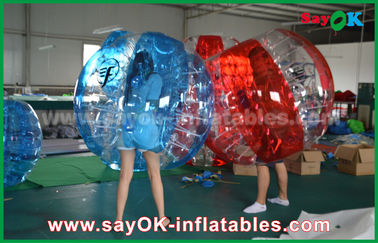 Inflatable Garden Games Queen Size PVC / TPU Inflatable Sports Games Bubble Ball Soccer