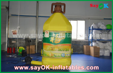 3mH Inflatable Bottle Custom Inflatable Products For Corn Oil Commercial Advertising