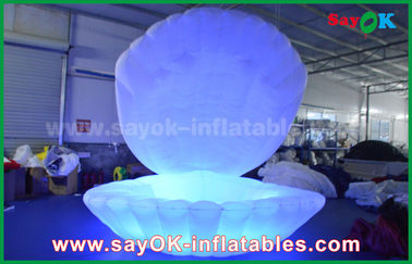 16 Colorful Led Shell Inflatable Lighting Decoration Durable For Stage / Wedding