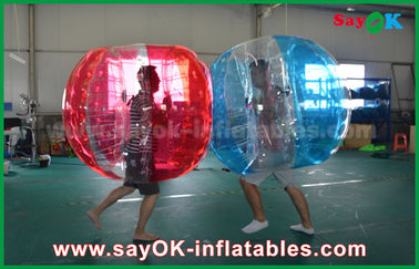 Inflatable Games Rental Popular Colorful Inflatable Soccer Bubble , Human Soccer Bubble Ball For Adult And Kids