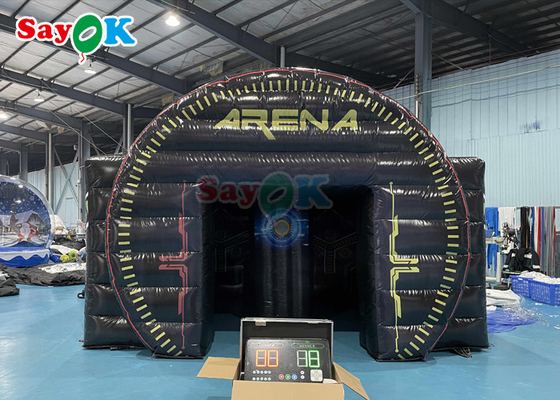 Funny Inflatable IPS Sport Games Inflatable Interactive Center Light Battle With Play System Arena Tent