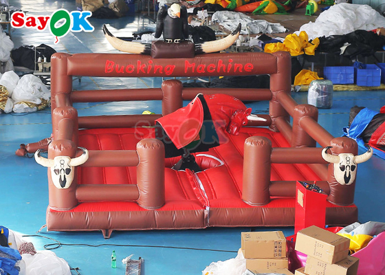PVC Inflatable Bullfighting Machine Bucking Bronco Outdoor Sport Games Crazy Rodeo Bull Fight Mechanical Bull