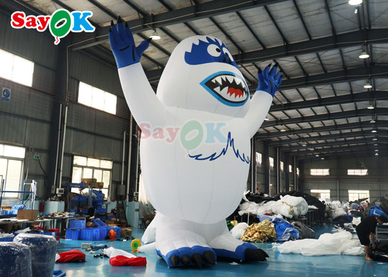 Holidays Led Lighting Inflatable Snow Monster Snowman Airblown Monster Toy For Outdoor Decoration
