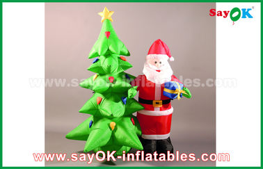 Customzied Various Inflatable Santa Claus Cartoon Characters For Christmas