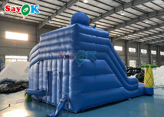 Shark theme Commercial Inflatable Air Bouncer Castle With Dry Slide