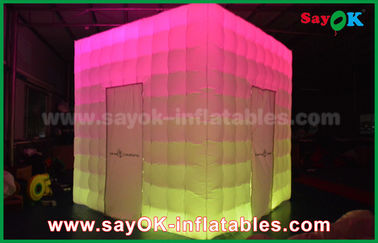 Inflatable Photo Studio Customized  Shape PVC Coating Inflatable LED Photo Booth With Charming