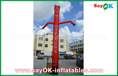 Mini Air Dancer Red / Orange / Blue Inflatable Air Dancer / Sky Dancer With With CE Blower For Outdoor Advertising