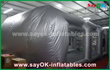 Inflatable Car Tent Waterproof Inflatable Air Tent / PVC Inflatable Spray Booth For Car Paint Spraying