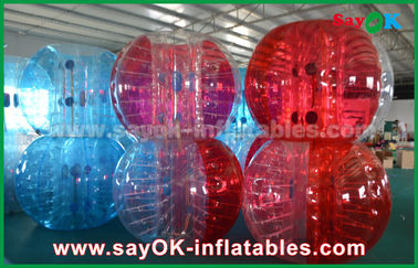 Inflatable Soccer Ball Game Durable Inflatable Sports Games / Transparent PVC TPU Inflatable Bubble Ball