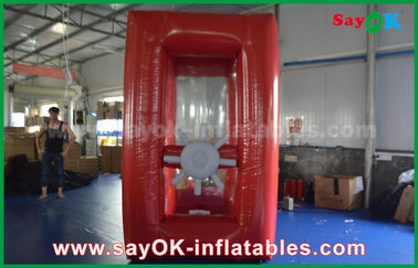 Durable Inflatable Photo Booth Money Booth Box Machine For Promotion / Advertising / Amusement