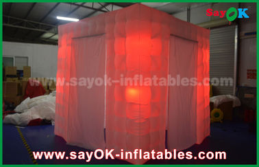 Inflatable Photo Booth Hire 210D Oxford Two Doors Led Inflatable Photo Booth 2.5m X 2.5m X 2.5m