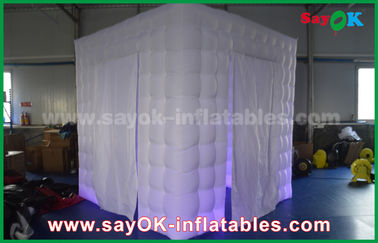 Inflatable Photo Booth Hire 210D Oxford Two Doors Led Inflatable Photo Booth 2.5m X 2.5m X 2.5m