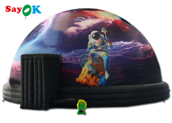 32.8ft Astronautic Inflatable Planetarium Projection Dome Tent Black Projection Tent For School