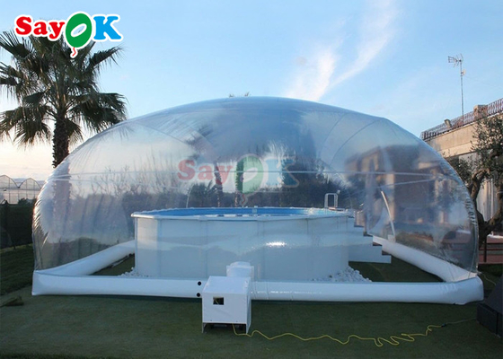 Customized Outdoor Enclosures Inflatable Swimming Pool Tent Cover Inflatable Pool Dome Covers