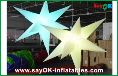 Durable  Inflatable Lighting Decoration , Inflatable Star With Led Light