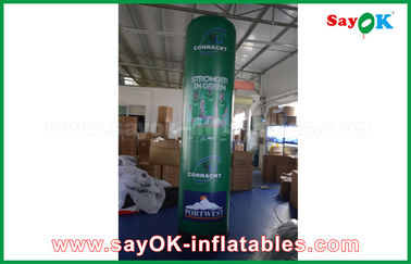 Customized Inflatable LED Pillar With Full Printing , Inflatable Advertising Tube