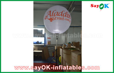 Custom 1.5m DIA Inflatable Lighting Decoration for Advertising , Stand Balloon With Tripod