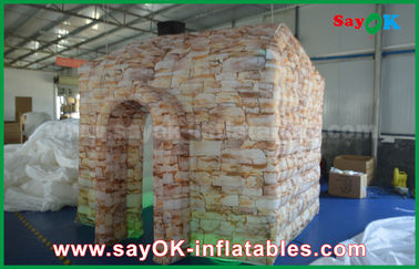 Inflatable Tent Customized Full Printing Inflatable Photo Booth , Portable Inflatable Cube House