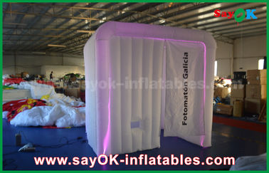 Inflatable Photo Studio 2.3*2*2.2m Inflatable Photo Booth With LED Lighting , CE / Ul Standard Air Blower