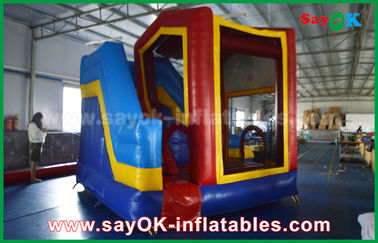 Inflable Castle Slide PVC Outdoor Inflatable Bouncer Slide / Kids Bounce Jumping House