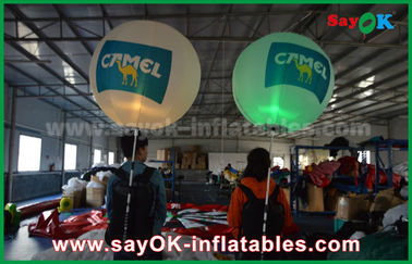 Customized LED Light Inflatable Walking Ballons For Advertising