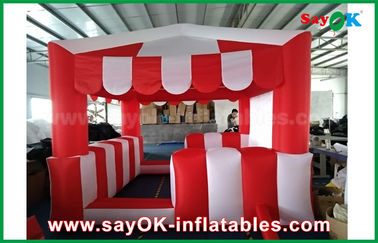 Inflatable House Tent Custom Red And White Inflatable Air Tent For Event Advertising