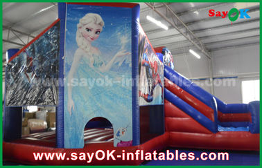 Fairy Tale Theme Snow Kids Inflatable Bounce / Blow Up Bounce House